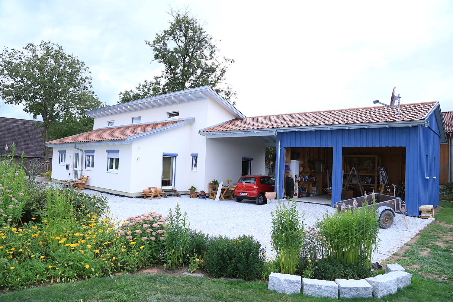 Bungalow-Bauweise in Brunzenberg