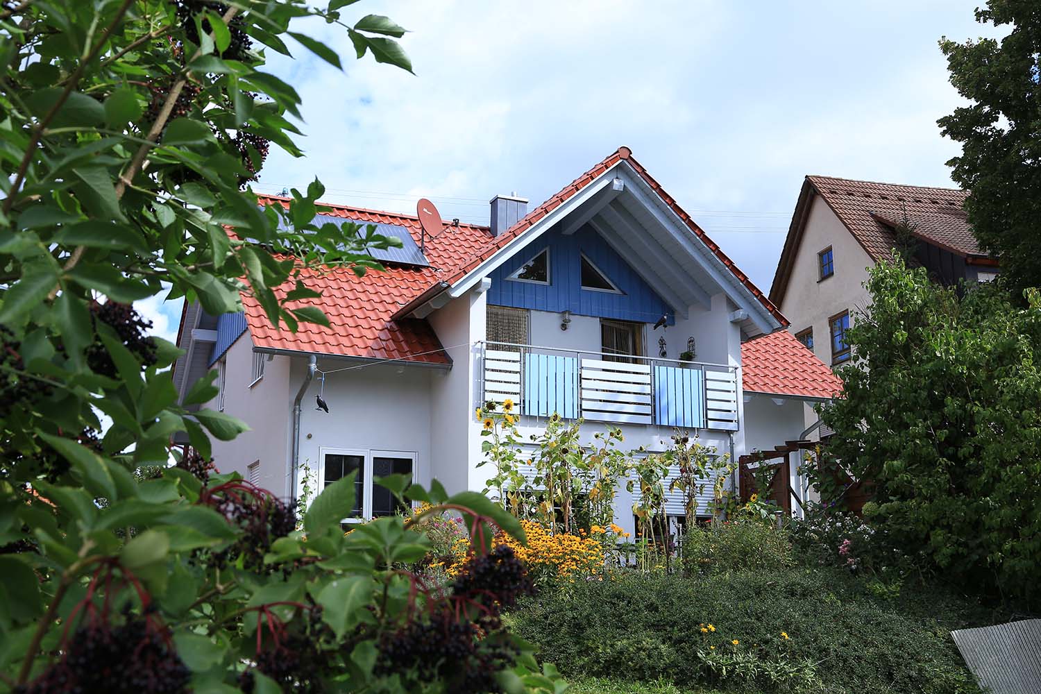 Einfamilienhaus in Oberspeltach mit Querbau