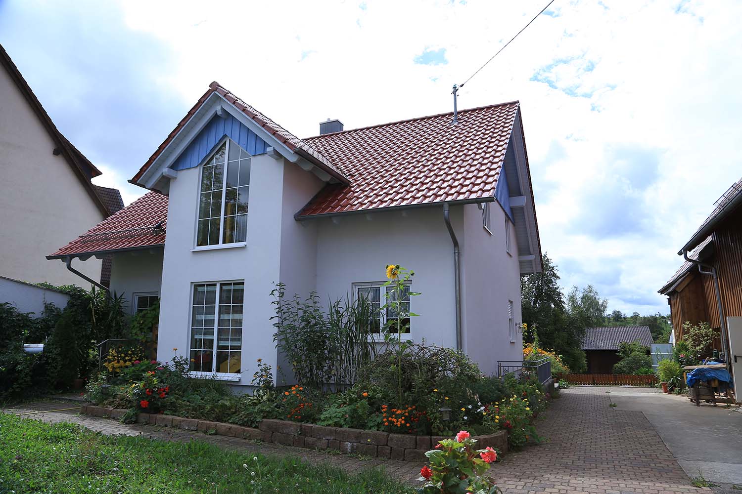 Einfamilienhaus in Oberspeltach mit Querbau