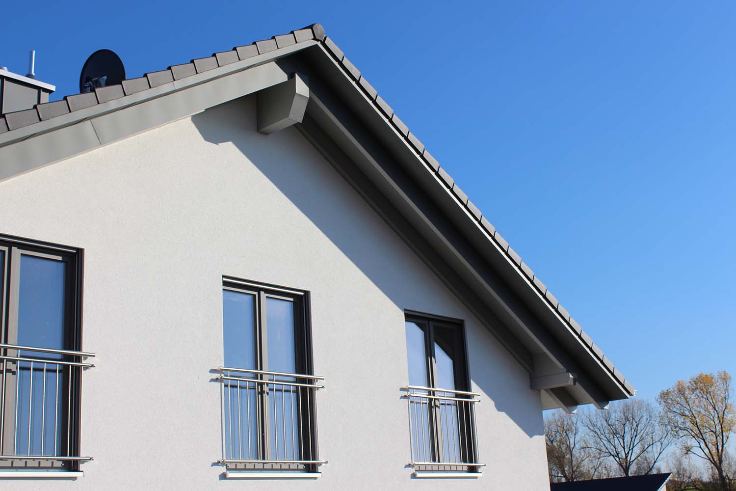 Holzrahmenhaus in Ilshofen mit Putzfassade